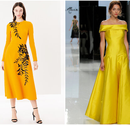 30 vestidos de fiesta amarillos: un color vibrante para lucir el nuevo año