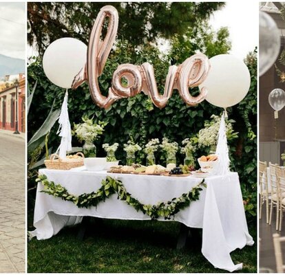 lb cavidad buscar 45 ideas en decoración de matrimonio con globos: ¡las mejores propuestas!