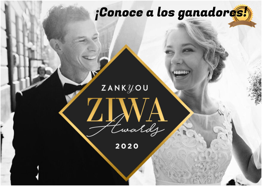 Ganadores de los premios ZIWA 2020: ¡los mejores profesionales de las bodas!!