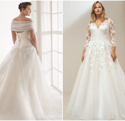 60 vestidos de novia talla grande 2023: ¡luce tus curvas confianza!