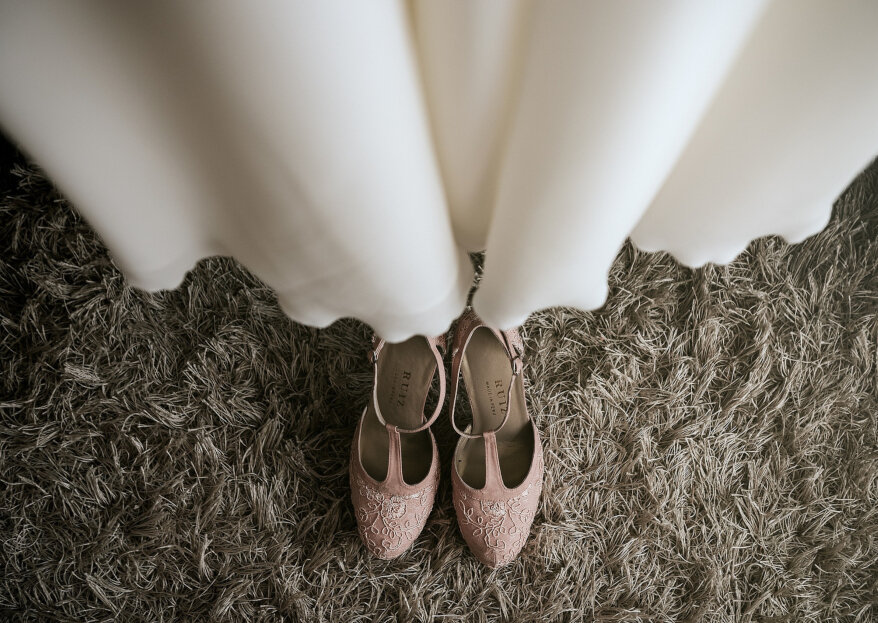 ¿Cómo elegir los zapatos según el estilo de tu vestido de novia y de la boda?