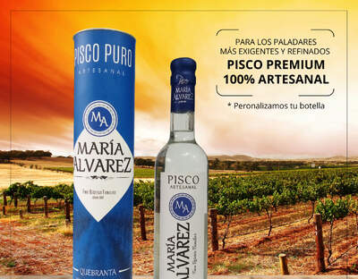 Pisco María ALvarez - Piscos Personalizados